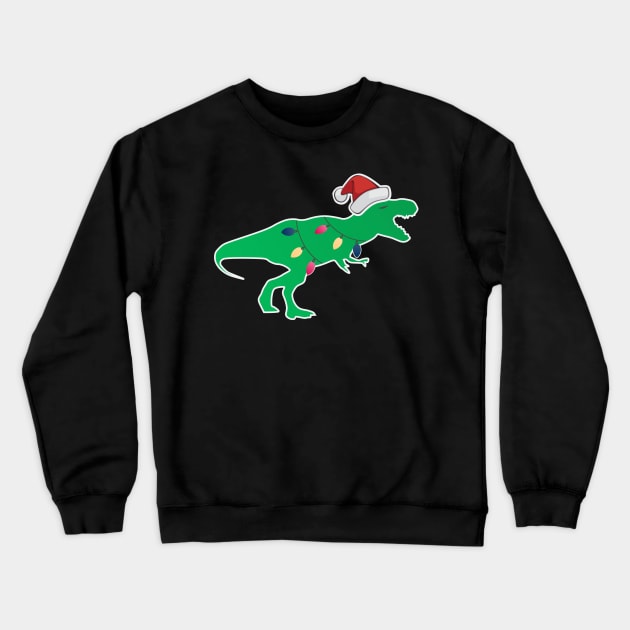 Tree Rex (T-Rex For Christmas) Crewneck Sweatshirt by nonbeenarydesigns